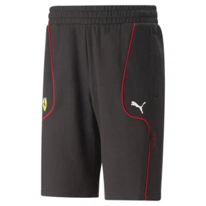 PUMA Scuderia Ferrari Race Shorts Mens Black Casual Athletic Bottoms 53816701 - Picture 1 of 2
