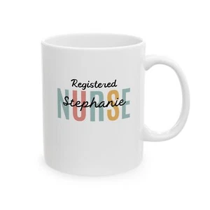 Personalized Nurse Coffee Mug, Nurse Appreciation gift, Nursing School Gift - Bild 1 von 9
