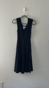 Vintage Catalina Women’s Navy Sleeveless Summer mini Navy dress sz S - Picture 1 of 5