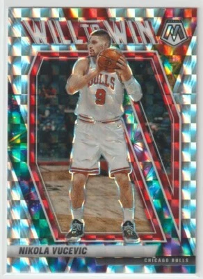 2020-21 Panini Nikola Vucevic Mosaic Prizm Will to Win #17 Bulls - Image 1 of 2