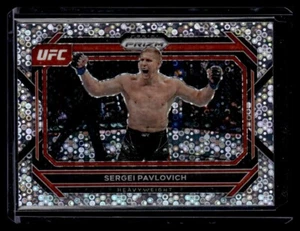 2023 Prizm UFC #71 SERGEI PAVLOVICH Silver Disco Prizm - Picture 1 of 2
