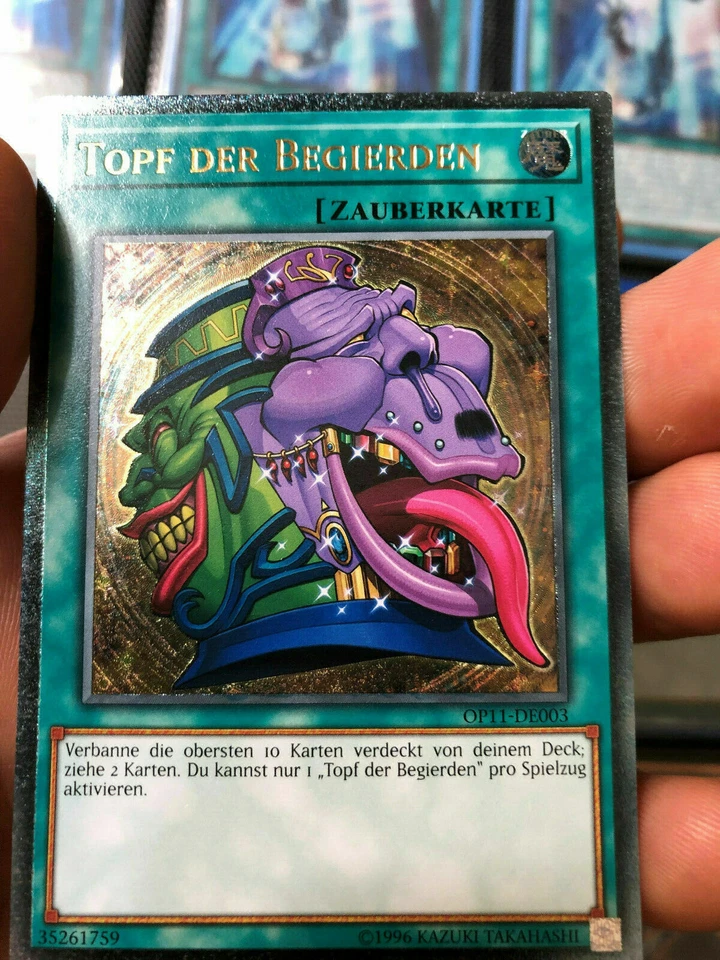 Yugioh x1 German Pot of Desires Ultimate HOT - Image 1 of 1