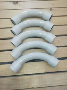 Raccordo curva 90°tubo tubo IP65 per tubi rigidi diamtro 32mm 5 pezzi - Imagen 1 de 3