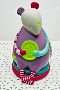 Moulin roty tirelire souris résine Les Jolis pas Beaux 18 x 11 cm env - Bild 1 von 5