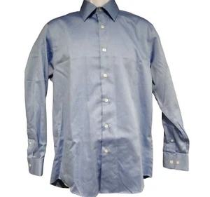 Camisa de vestir Perry Ellis Oxford para hombre talla 32 con botones de ajuste cónico fácil cuidado - Imagen 1 de 11