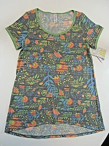 LuLaRoe Classic T Shirt Womens Size Extra Small XS Buttery Soft NWT Colorful Top - Picture 1 of 6