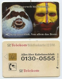 118684 - Von Unterwelt bis Steinzeit / Kabelanschluß - alte Telefonkarte - Bild 1 von 1