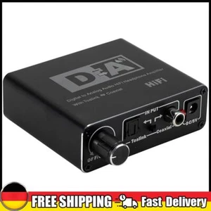 Digital-Analog-Audiokonverter 5.1-Kanal-R/L-RCA-Toslink-Koaxial-Decoder - Bild 1 von 3