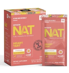 PRUVIT ketone drink Keto Nat Heart Tart Charged 20 pack