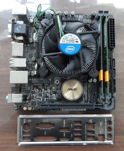 ASUS H97I-Plus I3-4150 8GB Ram Mini-ITX HTPC Mainboard Sockel 1150 - Bild 1 von 6