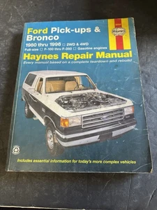Haynes Repair Manual for Ford Pick-ups and Bronco models from 1980 through 1996 - Bild 1 von 5