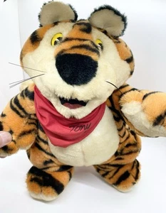 Vintage Tony der Tiger Kelloggs 12 Zoll Stofftier Hergestellt in Korea Gelenkkopf & Arme - Bild 1 von 6