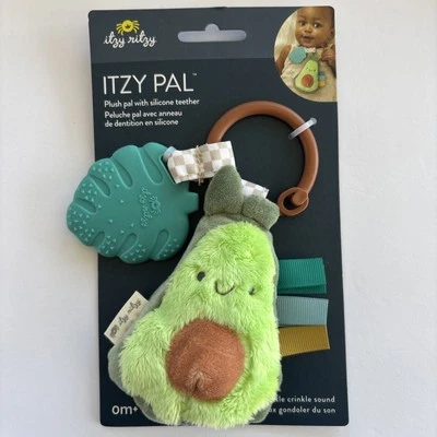 NEW Itzy Ritzy Avocado - Infant Toy & Teether - Itzy Pal Baby Teething Toy #1755 - Image 1 of 2