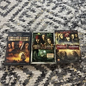 Pirates of the Caribbean 3 DVD Collection 1 2 3 all CIB - Picture 1 of 2