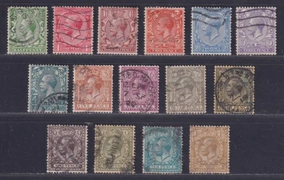 Great Britain SG 351\396 Used 1912-1924 George V Simple Cypher Watermark CV £95 - Image 1 of 2