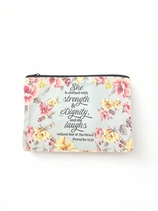 NEU - Floral Christian Bible Kosmetiktasche Beutel - Kosmetiktaschen - Style 16 - Bild 1 von 5