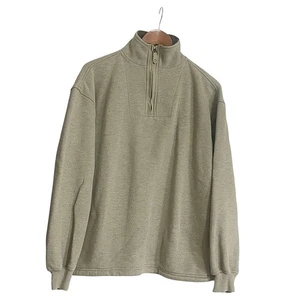 Chaqueta pulóver de manga larga cuello falso cremallera cuarto VOS Sports para hombre ropa exterior M - Imagen 1 de 8