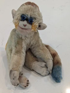 Juguete de peluche vintage STEIFF MUNGO mono mohair  - Imagen 1 de 6