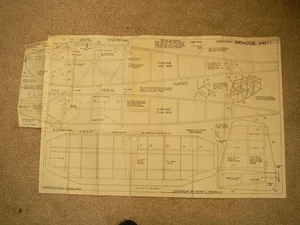 Mercury Kit Plans of the Matador a vintage cabin of 42" wingspan - Picture 1 of 4