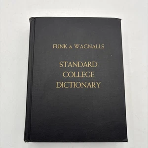 Funk & Wagnalls Standard College Dictionary Text 1968 Vintage - Imagen 1 de 17