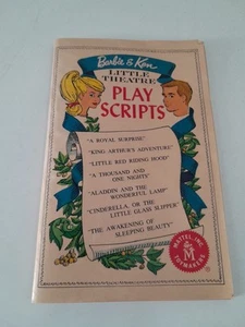 Libro de guiones vintage 1963 Barbie & Ken Little Theatre 4090 - Imagen 1 de 12