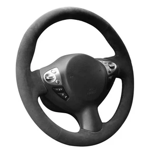 Hand Stitch Alcantara Steering Wheel Cover for Infiniti FX35 FX37 FX50 2009-2013 - Picture 1 of 11