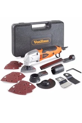 VonHaus 280W Oscillating Multi tool Detail Sander 15Pc Accessory Kit 230V Corded - Image 1 of 4