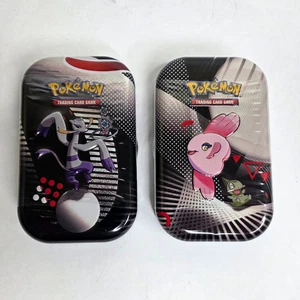 Pokemon Black Bolt Unova Mini Tin Set Mienshao / Klinklang & Alomomola / Alew - Picture 1 of 6