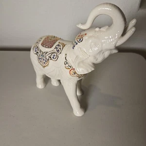 Lenox China Jewels Large Palace Elephant Made in USA - Picture 1 of 8