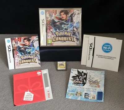 Pokémon Conquest Nintendo DS UK PAL Genuine Fully Complete In Box  - Image 1 of 4