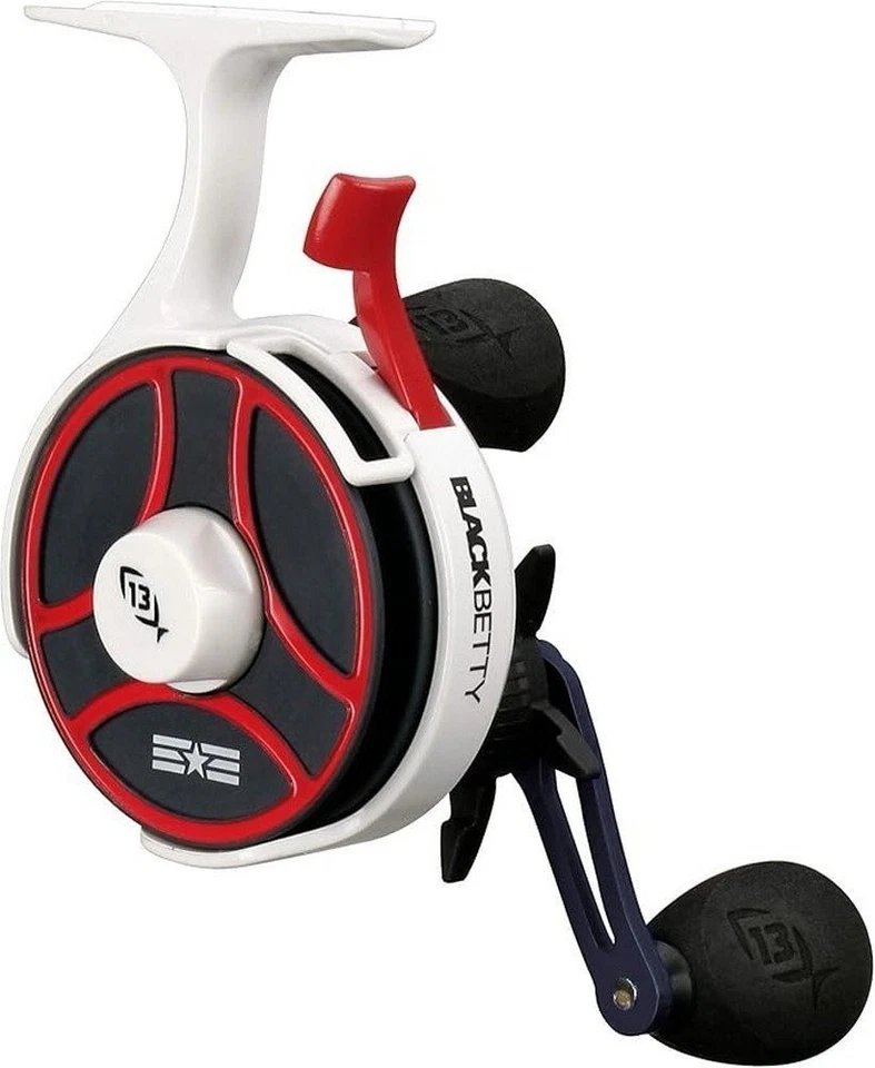 13 Fishing Black Betty Fall Freefall Patriot Right Hand Ice Reel