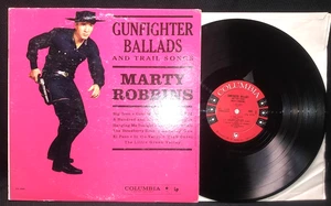 Vintage country lp MARTY ROBBINS Gunfighter Ballads & Trail Songs 1959 Columbia - Imagen 1 de 4