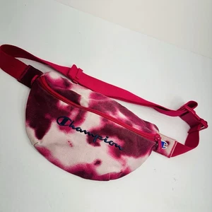 Champion Bauchtasche Hüfttasche Gürteltasche verstellbar Tye Dye Camo lila pink - Bild 1 von 8