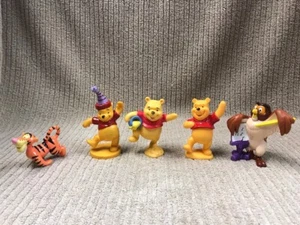 (5) WINNIE THE POOH OWL & TIGGER 2-3" DISNEY FIGURINES GOOD CONDITION Ships Free - Picture 1 of 9