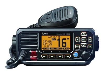 ICOM VHF, Basic, Compact, Nero, Standard, M330 - Immagine 1 di 2