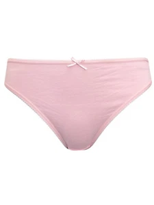 GEORGE DUSKY-PINK Mutandine a gamba alta in cotone ricco - Taglia da 8 a 12 - Foto 1 di 2