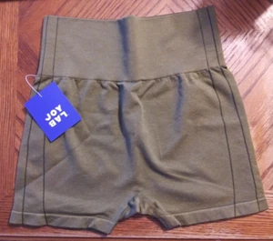 Joy Lab size Small Army Green Shorts Tight Stretch Active Waistband 13.5" L JL1 - Picture 1 of 8