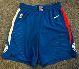 NIKE LA Los Angeles Clippers NBA Icon Edition Vaporknit Shorts 2019/2020 Size 38 - Picture 1 of 10