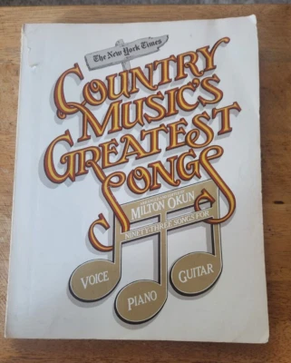 NY Times County Music's Greatest Songs Voice Piano Guitar Jolene Others (B-1) - Image 1 of 3