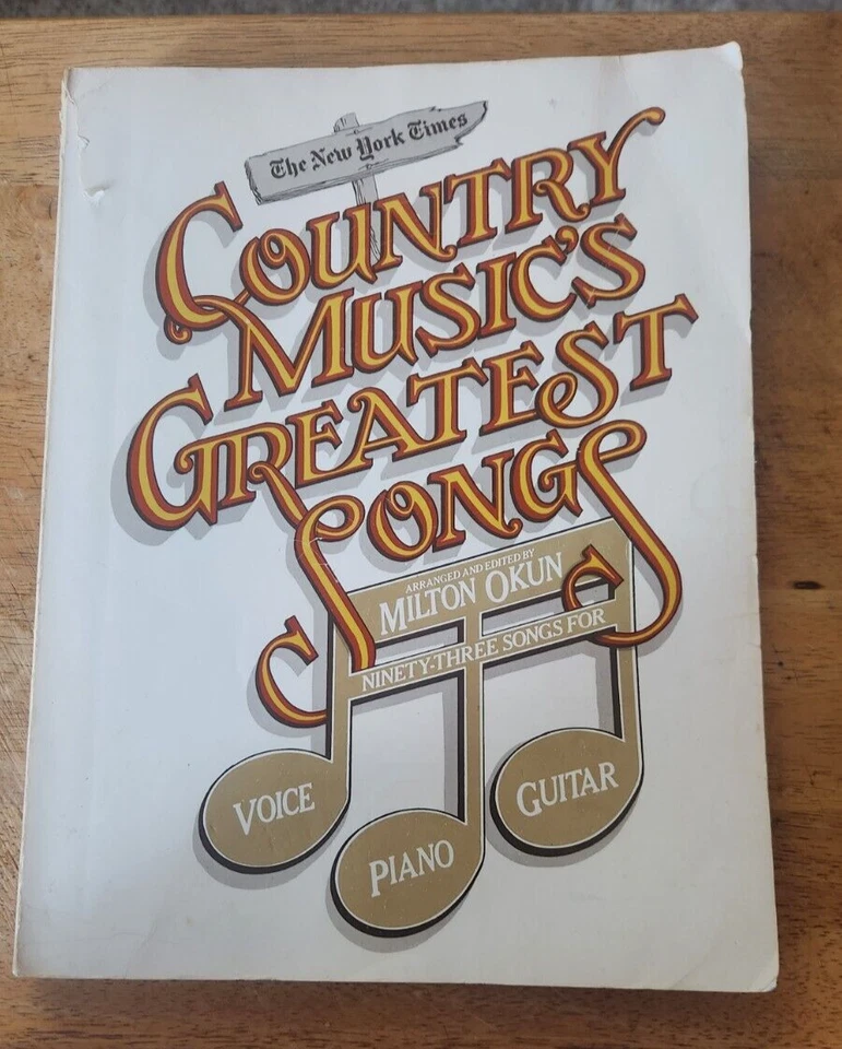 NY Times County Music's Greatest Songs Voice Piano Guitar Jolene Others (B-1) - Image 1 of 3