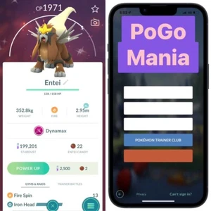 Shiny Dynamax Entei✨mini PTC 20k✨(Beschreibung lesen) - Bild 1 von 2