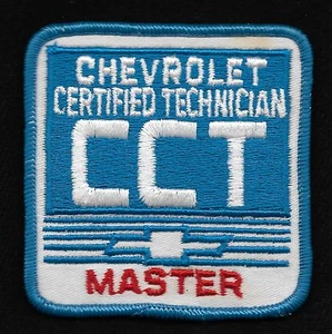 Patch da collezione auto stile vintage CHEVROLET CERTIFICATO TECNICO CCT MASTER - Foto 1 di 3