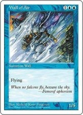 4X Wall of Air NM MTG Fifth Edition 5th Magic
