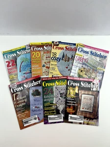 Lot of 7 The Cross Stitcher Magazine 2008/2009 Counted Cross Stitch Patterns - Picture 1 of 22