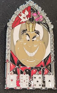 Disney Pin 00040 QUEEN OF HEARTS ALICE WINDOW PP Preproduction Sample Proof LE 3 - Picture 1 of 7