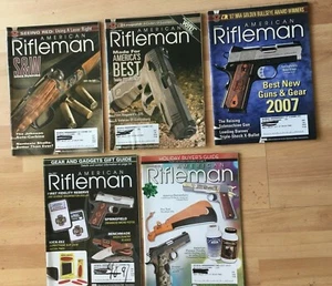 5 American Rifleman Magazines ~ All 2007 ~ Check Listing & Pictures ~ PB VG - Picture 1 of 6