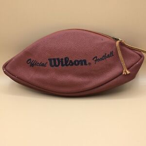 Vintage Wilson Official NFL Football Sports Ball Purse Clutch Bag Carry Bag