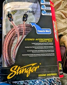 STRINGER SI4217~17 FT. 2-Channel 4000 Series RCA Interconnect Cable Audiophile - Picture 1 of 6
