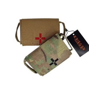 KRIEGER INDUSTRIES IFAK MICRO 2.0 MOLLE LASER CUT INDIVIDUAL FIRST AID KIT POUCH - Picture 1 of 15