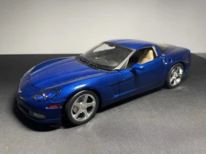 Hot Wheels 2003 Chevrolet C6 Corvette Convertible - Blue 1/18 - Picture 1 of 5